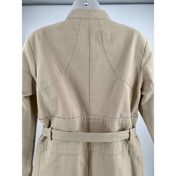 New See By Chloe Ladies Khaki Military Jacket Size 10 - Picture 9 of 12